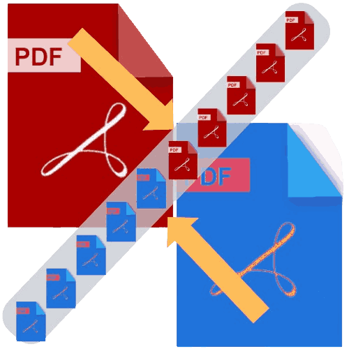 Showing merge PDF files default by selection of sequience