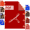 Merge multiple PDFs into one document icon