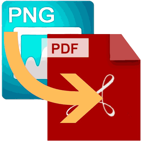 PNG to PDF converter icon